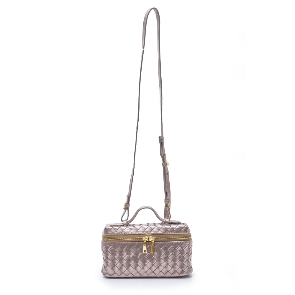 bolsa m|s box onix em couro trancado com ziper dourado-1